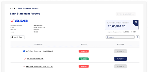 Bank Statement Parser — Convert PDFs to Clean Data | SmartLedger AI